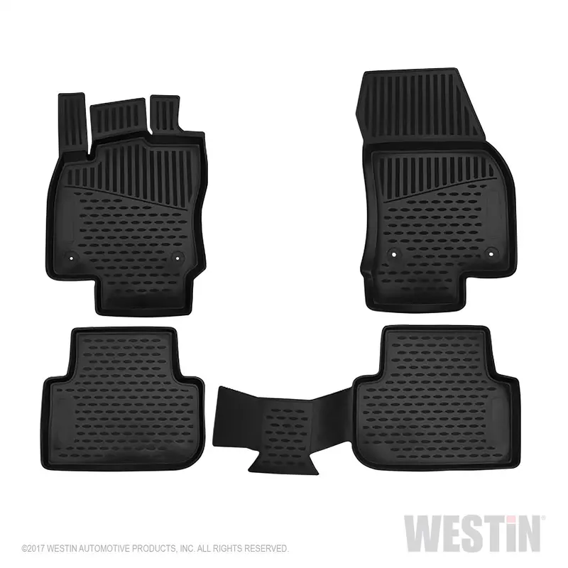 Westin 74-42-51016 Profile All-Weather Floor Liner Set (5-Piece, Black) 1